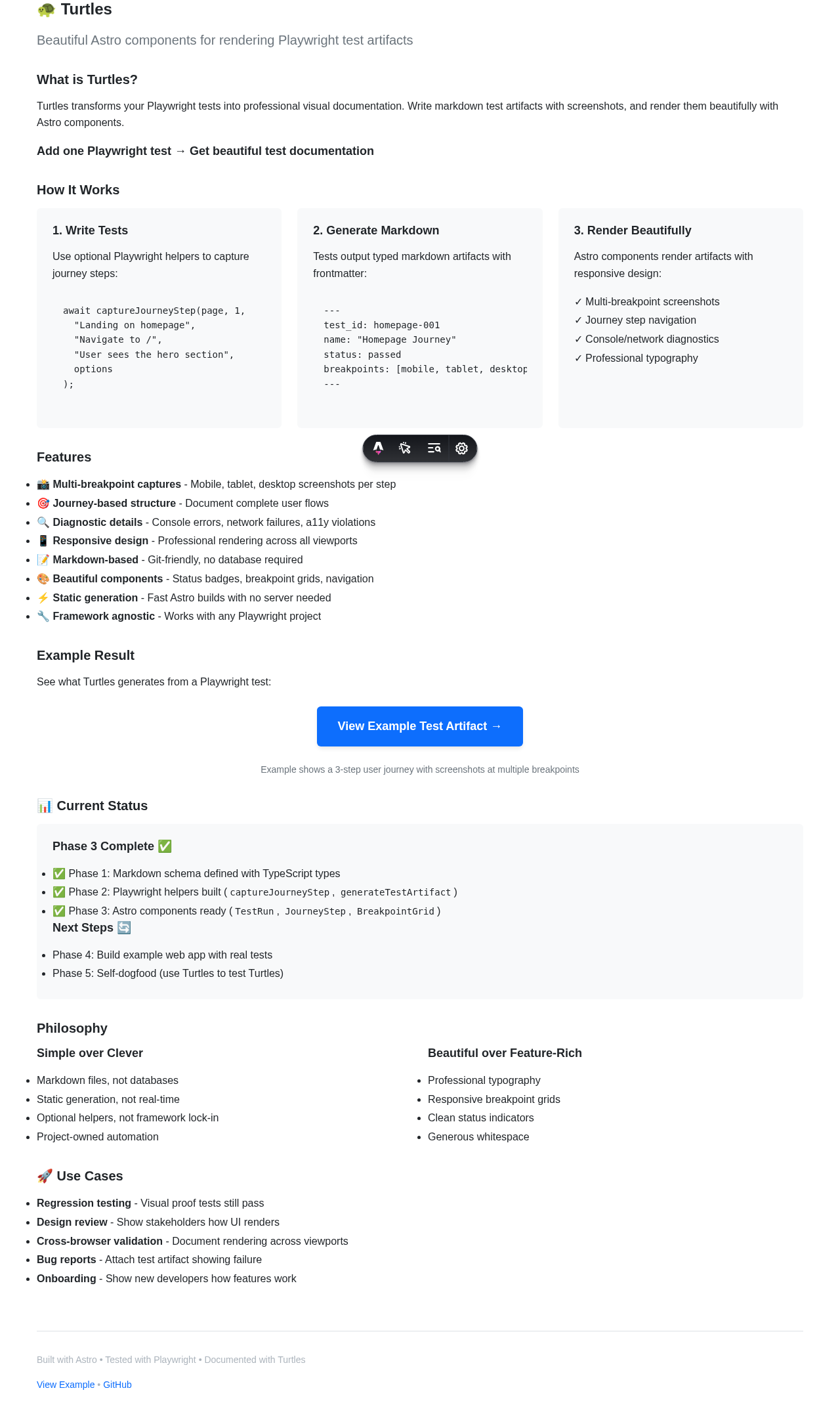 Step 1 - desktop view